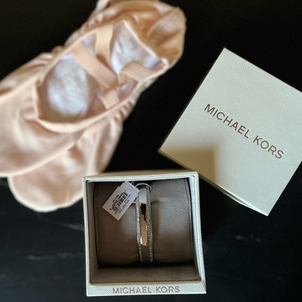 Michael Kors Silver Bangle Bracelet